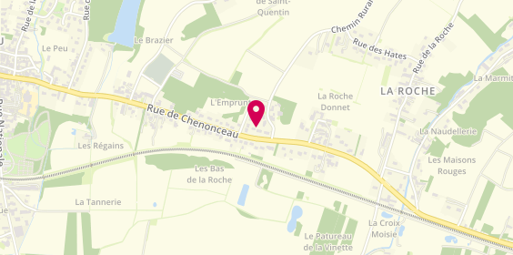 Plan de ROCHER Christele, 93 Rue de Chenonceaux, 37150 La Croix-en-Touraine