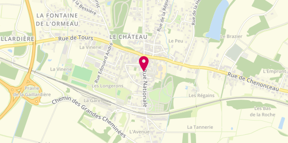 Plan de Accroche Coeur, 21 Rue Nationale, 37150 La Croix-en-Touraine