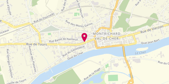 Plan de Attractif Coiffure, 7 Rue de Tours, 41400 Montrichard-Val-de-Cher