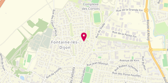 Plan de Hair et Tendance, 16 Rue Hombeline, 21121 Fontaine-lès-Dijon