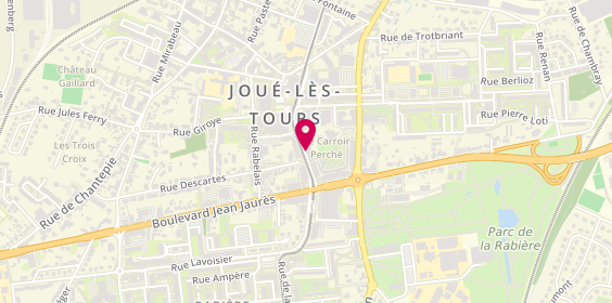 Plan de Tendances Figaro, 12 Bis Rue Gamard, 37300 Joué-lès-Tours