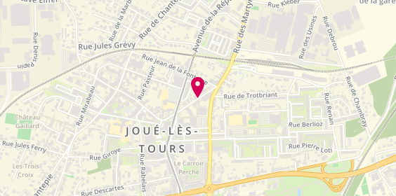 Plan de Divine Coiffure, 13 Boulevard Gambetta, 37300 Joué-lès-Tours