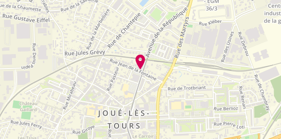 Plan de Les Femmes s'emmêlent, 31 avenue de la République, 37300 Joué-lès-Tours