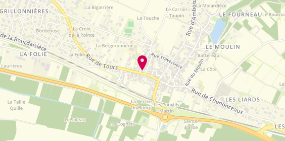 Plan de Atelier Bis, 16 Rue de Tours, 37270 Saint-Martin-le-Beau