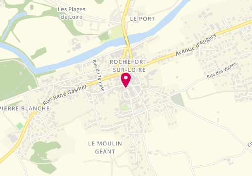 Plan de Hair Zen Coiffure, 18 Place Sainte Croix, 49190 Rochefort-sur-Loire