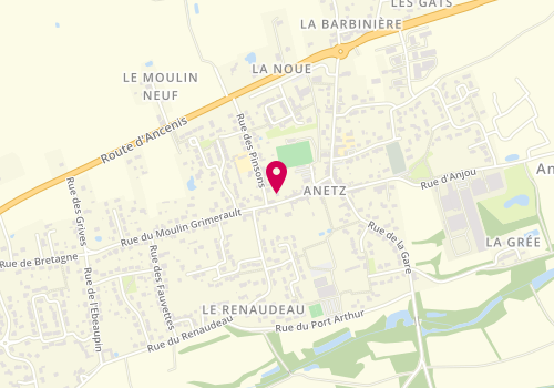 Plan de BL Coiffure, 198 Rue de l'Église, 44150 Vair-sur-Loire