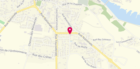 Plan de Hélénas Coiff, 1 Rue de la Bogatterie, 49570 Mauges-sur-Loire