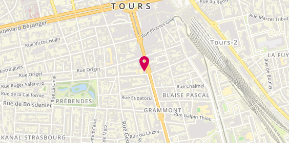 Plan de IKXIS Coiffure, 31 avenue de Grammont, 37000 Tours