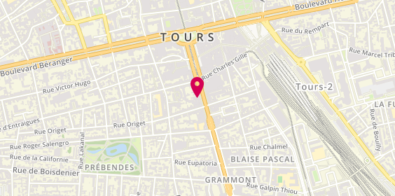 Plan de Dessange, 17 avenue de Grammont, 37000 Tours
