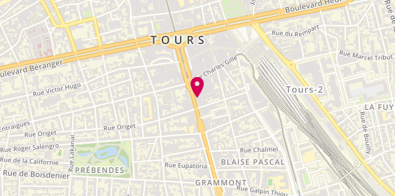 Plan de Saint Algue Tours, 22 Bis avenue de Grammont, 37000 Tours