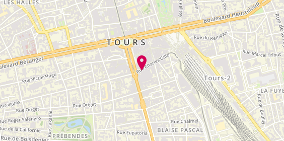 Plan de Les Astuces de Laurent, 9 Rue Charles Gille, 37000 Tours
