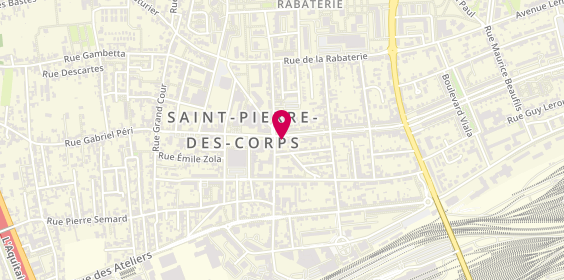 Plan de Hair Beauty Liss, 43 avenue de la République, 37700 Saint-Pierre-des-Corps