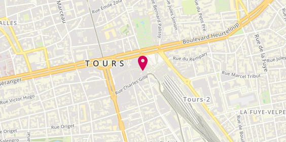 Plan de Coiffure en Particulier, 35 Rue de Bordeaux, 37000 Tours