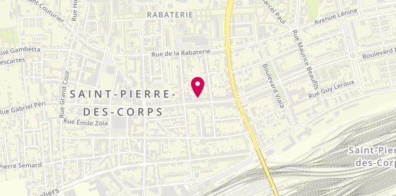 Plan de LBA - L’atelier Beauté d’Ana, 80 avenue de la République, 37700 Saint-Pierre-des-Corps