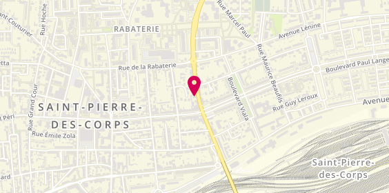 Plan de Le labo barber shop, 23 Rue Jean Jaurès, 37700 Saint-Pierre-des-Corps