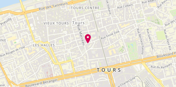 Plan de Isabel, 18 Rue Néricault Destouches, 37000 Tours