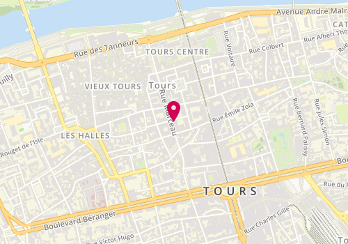 Plan de Nicolas Gonçalves, 36 Rue Marceau, 37000 Tours