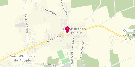 Plan de Agora Coiffure, 18 Rue d'Anjou, 49160 Saint-Philbert-du-Peuple
