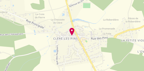 Plan de Cléré Coif', 5 Rue Principale, 37340 Cléré-les-Pins