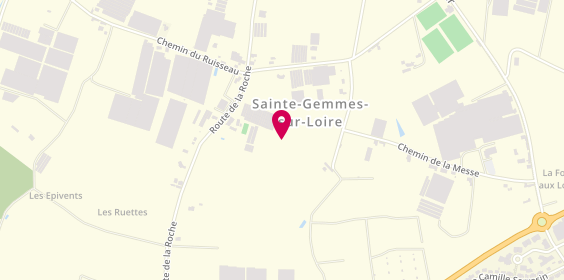Plan de Affinite Coiffure, Chemin de la Macheferrière, 49130 Sainte-Gemmes-sur-Loire