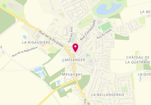 Plan de Coiffure Melisso, 54 Rue Sainte Marguerite, 44522 Mésanger