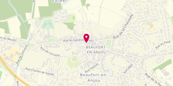 Plan de Aisance Coiffure, 10 Rue de L&#039;Hotel de Ville, 49250 Beaufort-en-Vallée