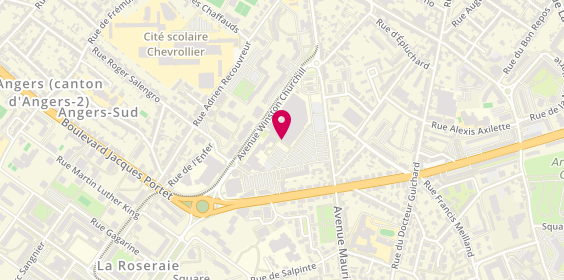 Plan de A.J Coiffure, Centre Commercial Place Chapeau de Gendarme, 49000 Angers