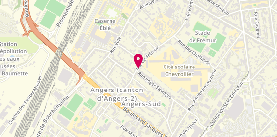 Plan de Coiff'Elle et Lui, 155 Rue de Frémur, 49000 Angers