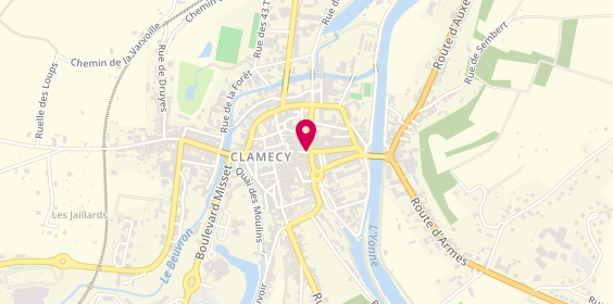 Plan de Boucl'In, 2 Rue du Pont Châtelain, 58500 Clamecy