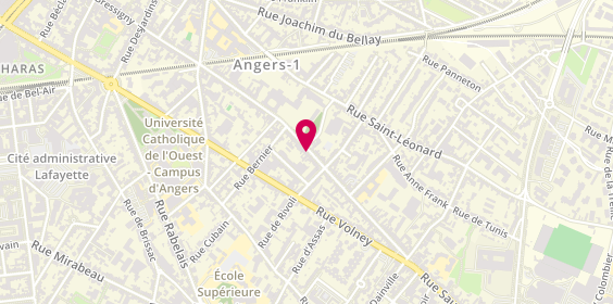 Plan de Image en Tete, 98 Rue de la Madeleine, 49000 Angers