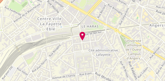 Plan de Atelier de Coiffure, 5 avenue de Contades, 49000 Angers