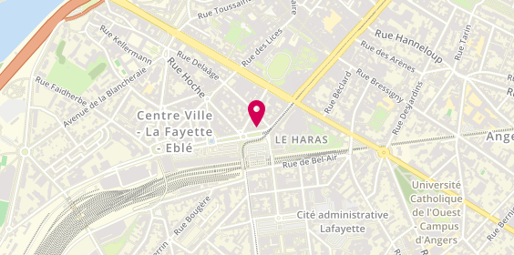 Plan de Gaultier Coiffeur / Barbier Visagiste Angers, 8 avenue Denis Papin, 49100 Angers
