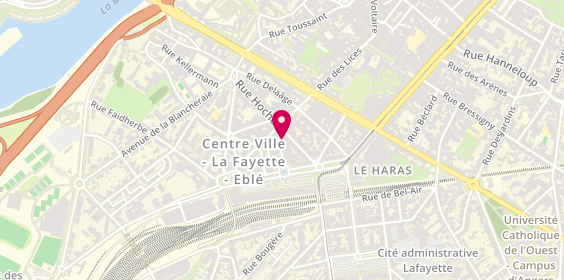 Plan de Empreintes Coiffure, 3 Rue de la Gare, 49100 Angers