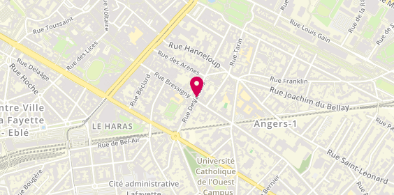 Plan de L'Atelier Signature, 79 Rue Bressigny, 49100 Angers