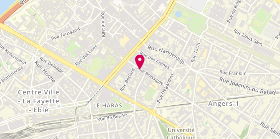 Plan de Center Coif, 36 Rue Bressigny, 49100 Angers
