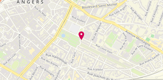 Plan de Hotel Particulier, 3 avenue Jeanne d'Arc, 49100 Angers