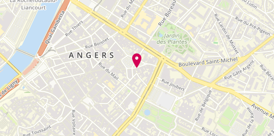 Plan de Marie Poupard, 38 Rue Pocquet de Livonnières, 49100 Angers