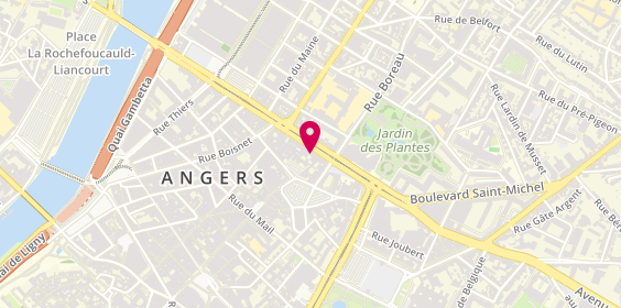 Plan de Atelier Lemaître Coiffure, 22 Boulevard Carnot, 49100 Angers