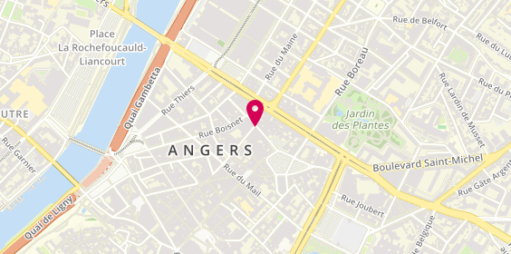 Plan de Tif'n Coiffure Angers, 18 Rue du Commerce, 49000 Angers
