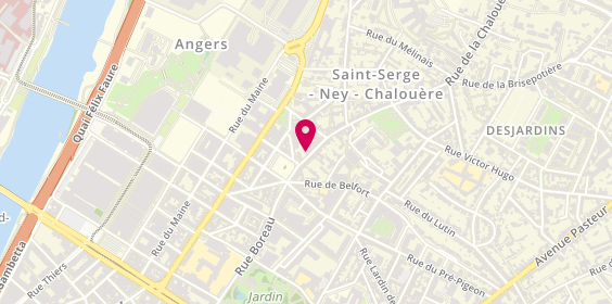 Plan de Big barber, 7 Rue de la Chalouère, 49100 Angers