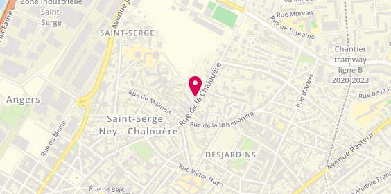 Plan de Mag Salon Nomade, 113 Rue de la Chalouère, 49100 Angers