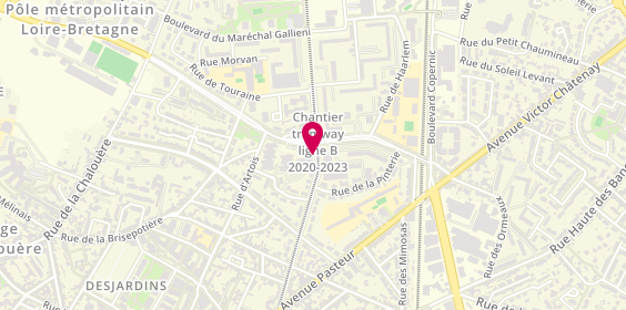 Plan de Lyn Coiffure, 46 Boulevard Auguste Allonneau, 49100 Angers
