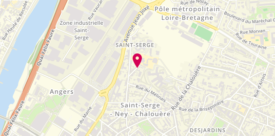 Plan de BERTONNEAU Céline, 5 Bis Impasse Saint Charles, 49100 Angers