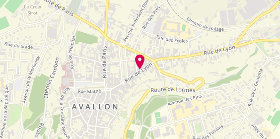 Plan de Aballo'coiff, 17 Rue de Lyon, 89200 Avallon