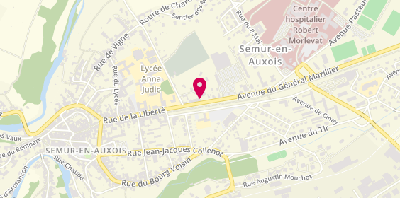 Plan de MC Coiffure, 11 avenue du General Mazillier, 21140 Semur-en-Auxois