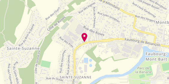 Plan de Salon Carita, 20 Rue de Besançon, 25630 Sainte-Suzanne