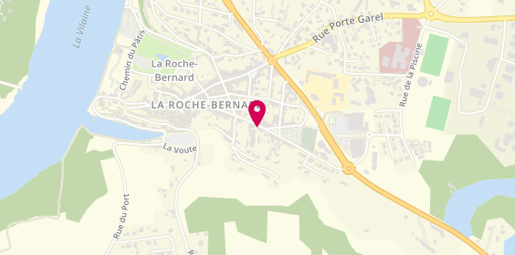 Plan de Annick Coiffure, 44 Rue de Nantes, 56130 La Roche-Bernard