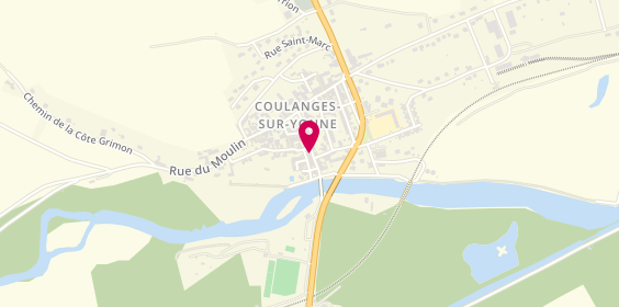 Plan de Art Nuances de Flo, 9 Rue du Pont, 89480 Coulanges-sur-Yonne