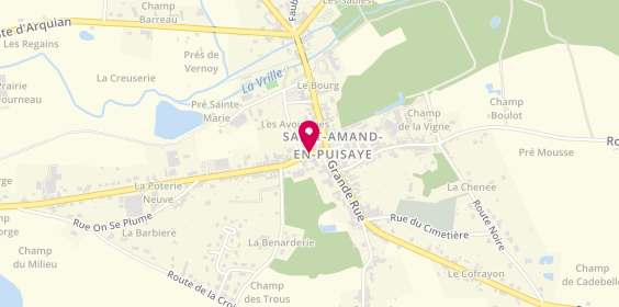 Plan de Evolu'tif, 7 Route de Cosne, 58310 Saint-Amand-en-Puisaye