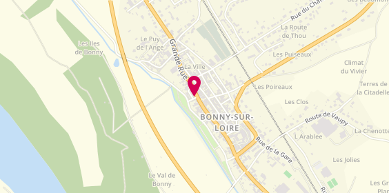 Plan de Alex'Dave, Rue de la Champagne, 45420 Bonny-sur-Loire